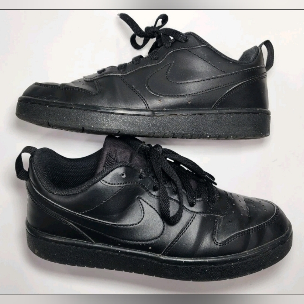 Nike Dunk Sneakers Big Kids Low Back Athletic Shoes In Black Size 6.5Y